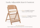 Natural (160) 8-Crave 4-in-1 Convertible High Chair
