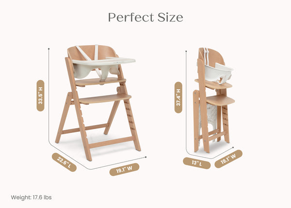 tripp trapp vs hauck Crave 4-in-1 Convertible High Chair