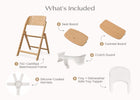 Natural (160) 9-Crave 4-in-1 Convertible High Chair