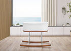 White (2425) 1-Rockaway Rocking Bassinet