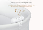 White (100) 5-Aero Smart Auto Glide Bassinet with Cry Detection & Bluetooth Wireless Technology