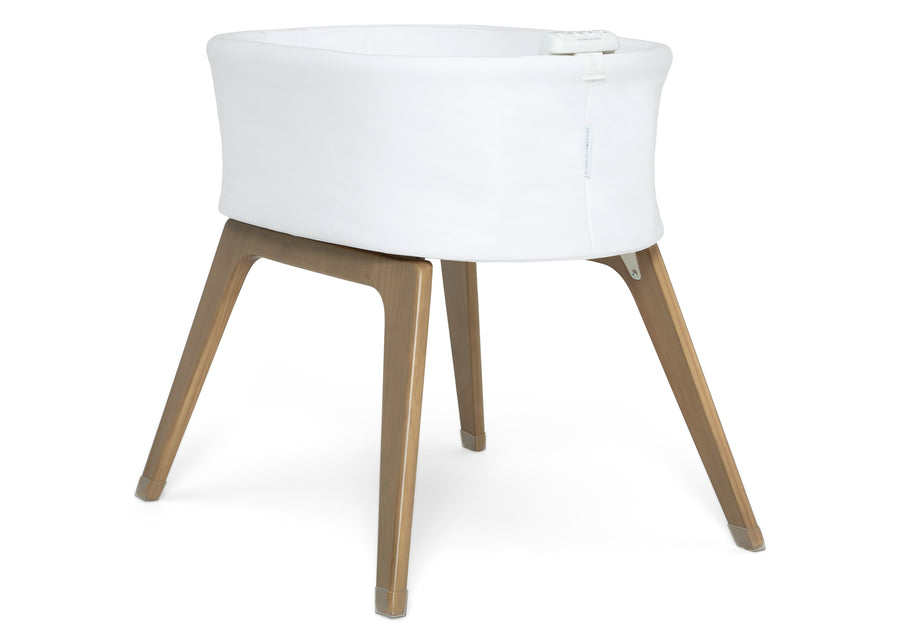 White (100) 11-Aero Smart Auto Glide Bassinet with Cry Detection & Bluetooth Wireless Technology