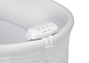 White (100) 8-Aero Smart Auto Glide Bassinet with Cry Detection & Bluetooth Wireless Technology