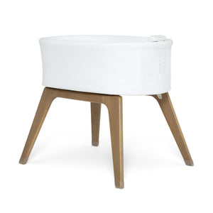 DCB: White (100) 9-Aero Smart Auto Glide Bassinet with Cry Detection & Bluetooth Wireless Technology