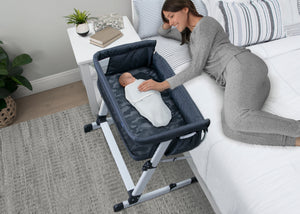 Black Camo (2358) 3-babyGap Whisper Bedside Bassinet