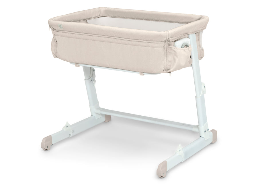 Oatmeal (2428) 3-babyGap Deluxe Whisper Bedside Bassinet