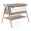 DCB: Tan Melange (2470) 15-Koi by the Bed Bassinet with Natural Beechwood Legs