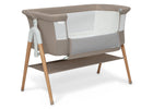 Tan (2470) 4-Bondi Adjustable Height Bedside Beechwood Bassinet