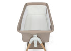 Tan (2470) 5-Bondi Adjustable Height Bedside Beechwood Bassinet