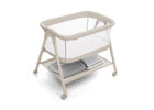 Tan (2470) 4-Haven AirFlow Bassinet with Breathable Mesh and Wheels