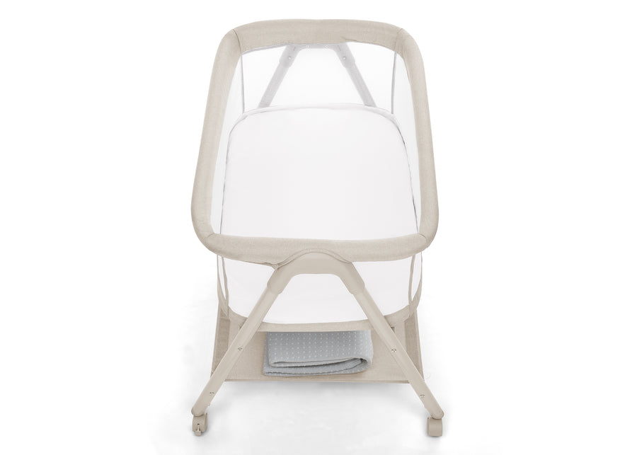 Tan (2470) 6-Haven AirFlow Bassinet with Breathable Mesh and Wheels