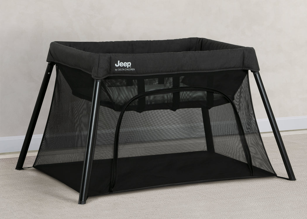 Horizon Compact Travel 2-in-1 Play Yard and BassinetBlack (001)