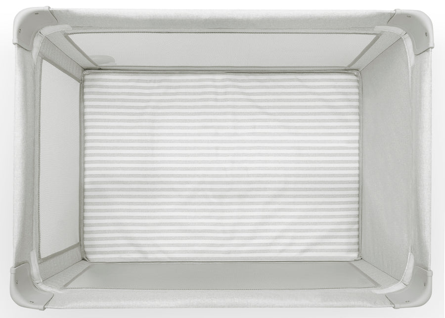 GAP Grey Stripes (2359) 6-babyGap Deluxe Play Yard