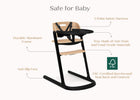 Black (001) 23-Versa Adjustable 3-in-1 High Chair