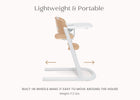 White (100) 8-Versa Adjustable 3-in-1 High Chair