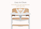 White (100) 6-Versa Adjustable 3-in-1 High Chair