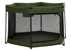 Black with Olive Green (2182) 4-Hexagon Pop Up Play Yard with Removable Canopy