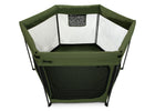 Black with Olive Green (2182) 6-Hexagon Pop Up Play Yard with Removable Canopy