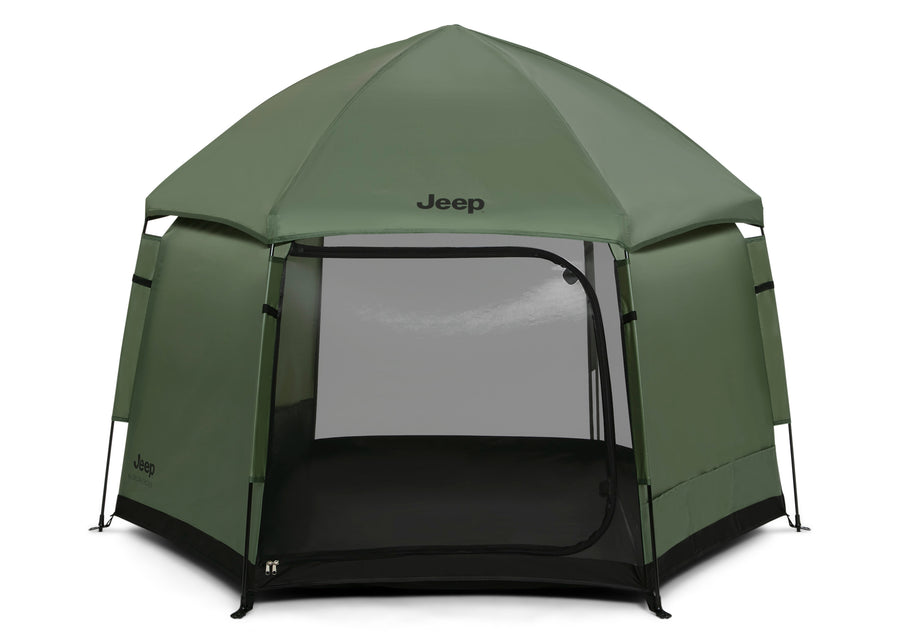 Black with Olive Green (2182) 2-Hex-Lite Travel Pop-Up Play Yard