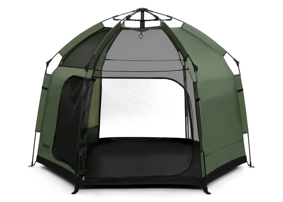 Black with Olive Green (2182) 3-Hex-Lite Travel Pop-Up Play Yard