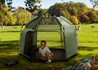Black with Olive Green (2182) 1-Hex-Lite Travel Pop-Up Play Yard