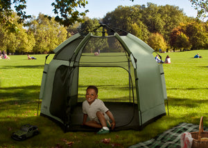 Black with Olive Green (2182) 0-Hex-Lite Travel Pop-Up Play Yard