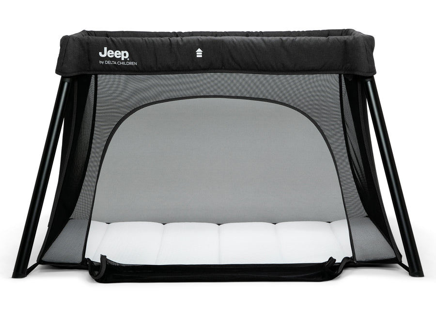 Black (001) 10-Horizon Compact Travel 2-in-1 Play Yard and Bassinet