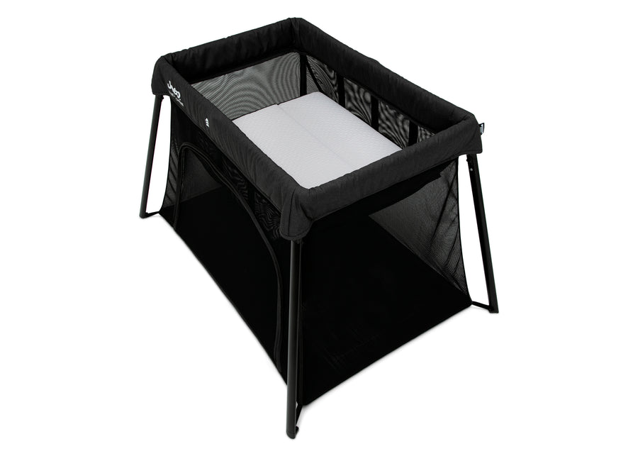 Black (001) 13-Horizon Compact Travel 2-in-1 Play Yard and Bassinet