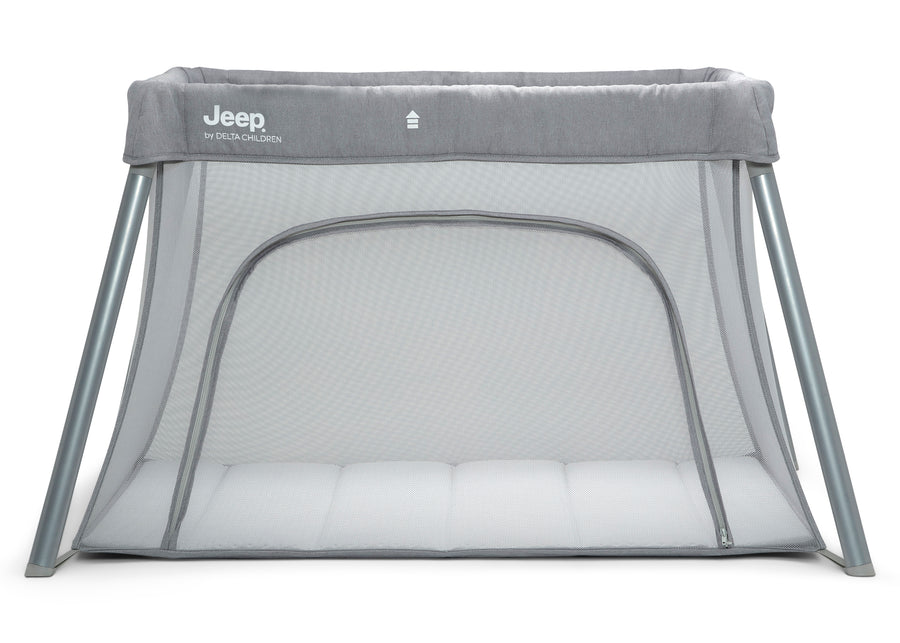 Light Grey (2463) 20-Horizon Compact Travel 2-in-1 Play Yard and Bassinet