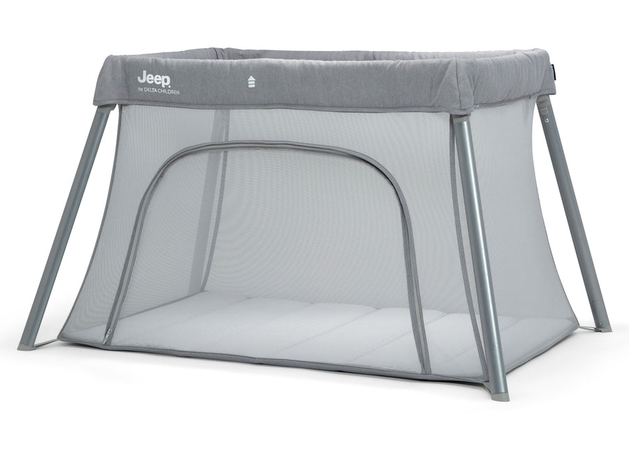 Light Grey (2463) 24-Horizon Compact Travel 2-in-1 Play Yard and Bassinet