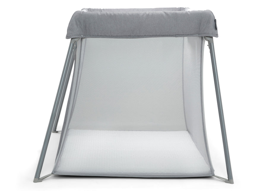 Light Grey (2463) 26-Horizon Compact Travel 2-in-1 Play Yard and Bassinet