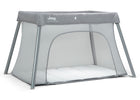 Light Grey (2463) 22-Horizon Compact Travel 2-in-1 Play Yard and Bassinet