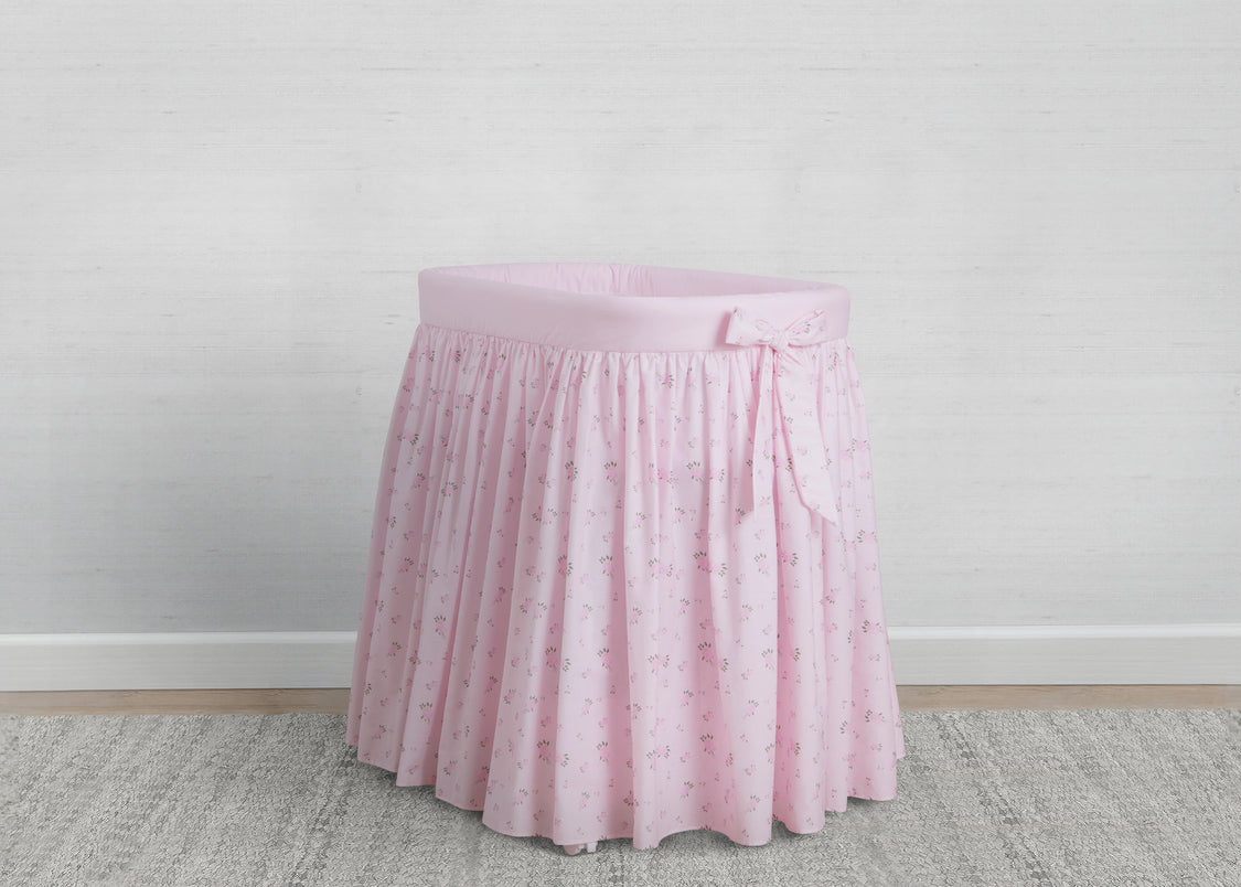 27201 2456 Delta Skirt Bassinet Pink Roses Lifestyle 01