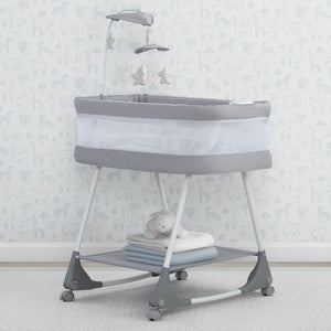 Shooting Star Rocking Bassinet with Air Flow Mesh 18