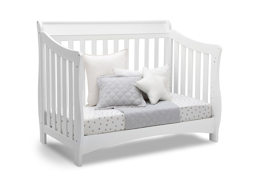 White (100) 5-Bentley 'S' Series 4-in-1 Crib