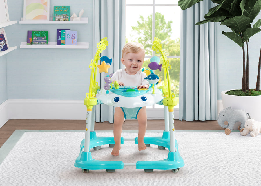 Blue Ocean Adventure (2360) 1-Deluxe Bounceroo Learn2Walk Balancer Baby Walker