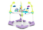 Children's activity center with colorful toys on a white background 21-Deluxe Bounceroo Learn2Walk Balancer Baby Walker