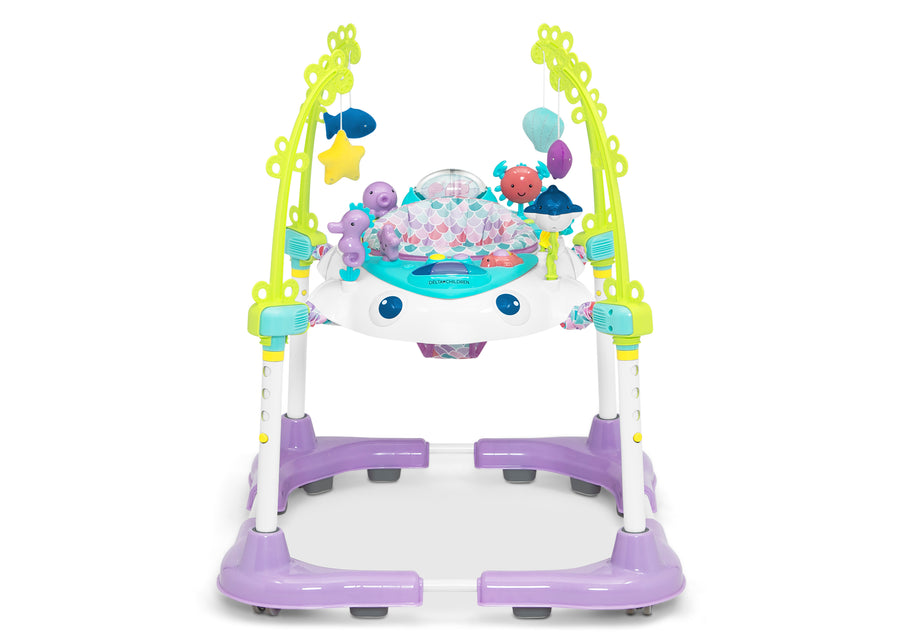 Baby jumper with colorful design on a white background 22-Deluxe Bounceroo Learn2Walk Balancer Baby Walker