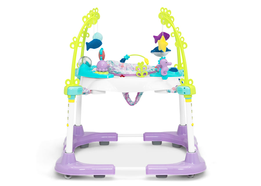 Baby activity center with colorful toys on a white background 24-Deluxe Bounceroo Learn2Walk Balancer Baby Walker