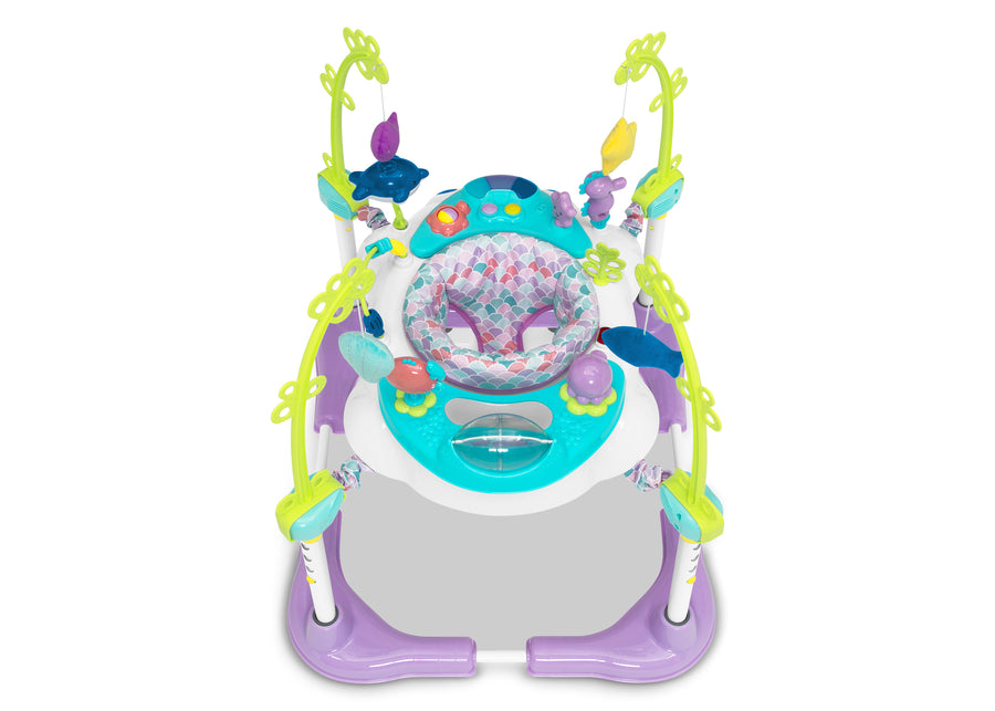 Baby jumper with colorful design on a white background 25-Deluxe Bounceroo Learn2Walk Balancer Baby Walker