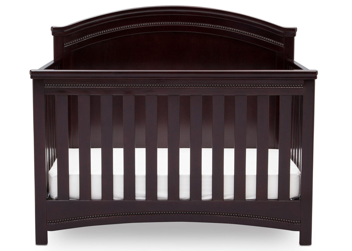 Simmons Kids Black Espresso (907) Emma Crib 'N' More Front Facing View b2b 6 - Carousel