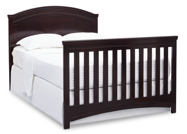 Simmons Kids Black Espresso (907) Emma Crib 'N' More Angled Full Size Bed Conversion View b6b 5 - Mobile