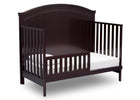 Simmons Kids Black Espresso (907) Emma Crib 'N' More Angled Toddler Bed Conversion View b4b 20-Emma Crib 'N' More