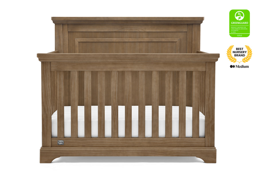 Aged Oak (845) 2-Paloma 4-in-1 Convertible Crib