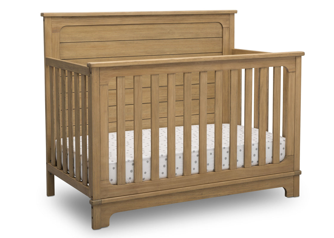 Simmons Kids Rustic Rye (754) Monterey Crib 'N' More Side View c3c 4 - Carousel