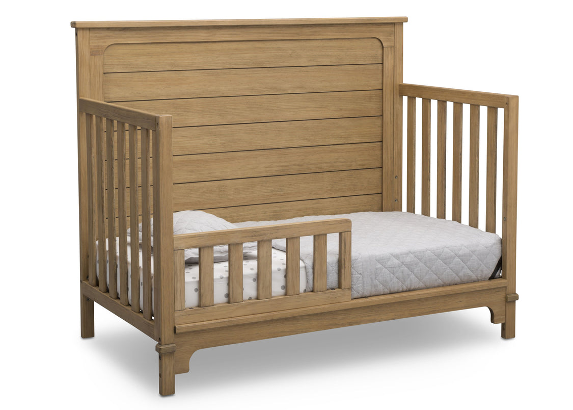 Simmons Kids Rustic Rye (754) Monterey Crib 'N' More Toddler Bed c4c