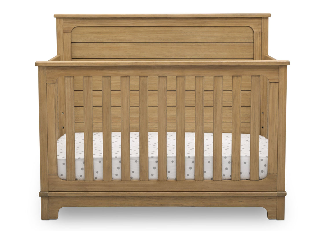 Simmons Kids Rustic Rye (754) Monterey Crib 'N' More Side View c2c 3 - Carousel