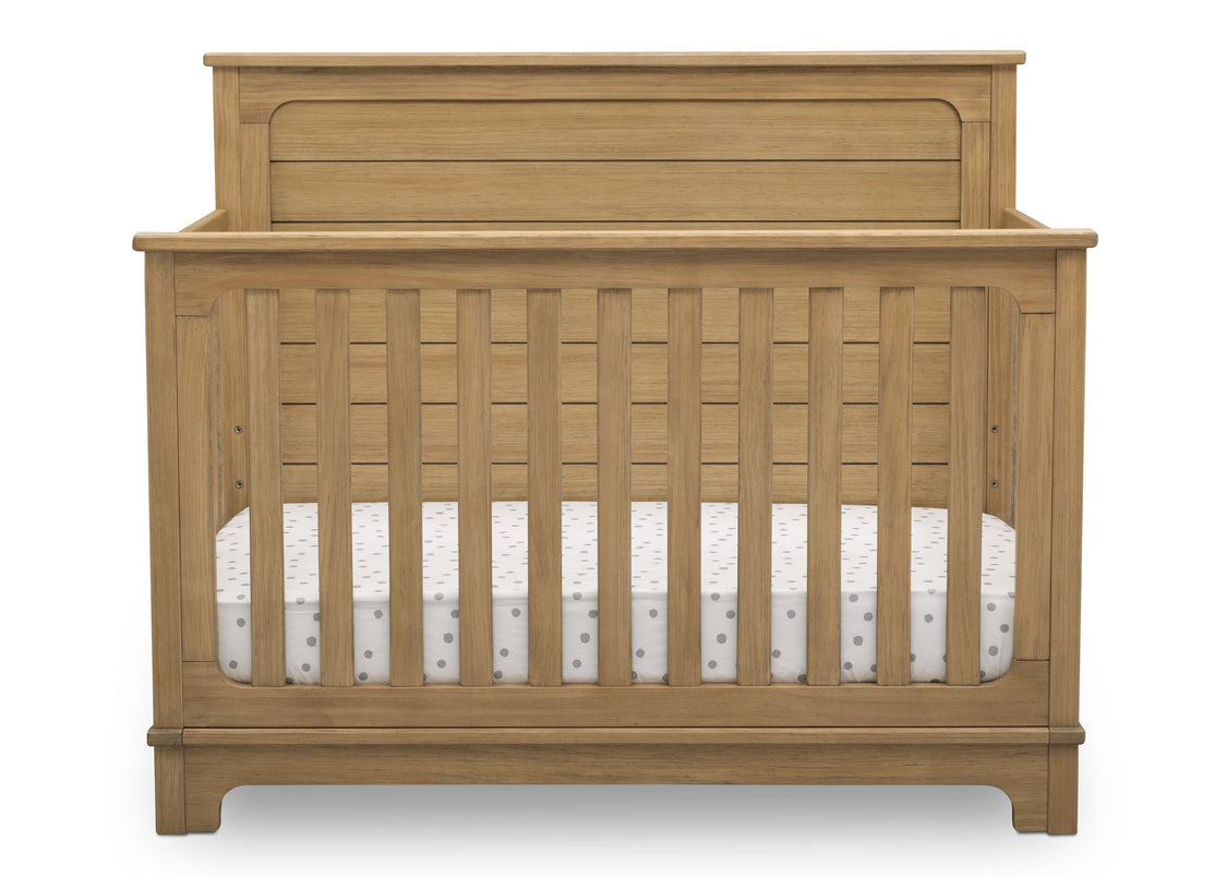 Simmons Kids Rustic Rye (754) Monterey Crib 'N' More Side View c2c