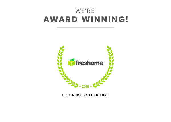 Award badge for Best Nursery Furniture Rustic Rye (754) 8 - Mobile