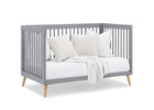 Grey with Natural (1359) 44-Jordan 4-in-1 Convertible Crib